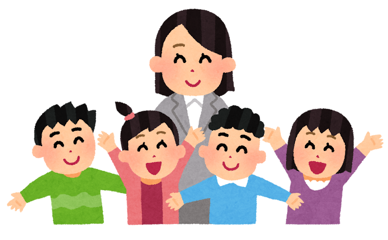 先生と子どもたち