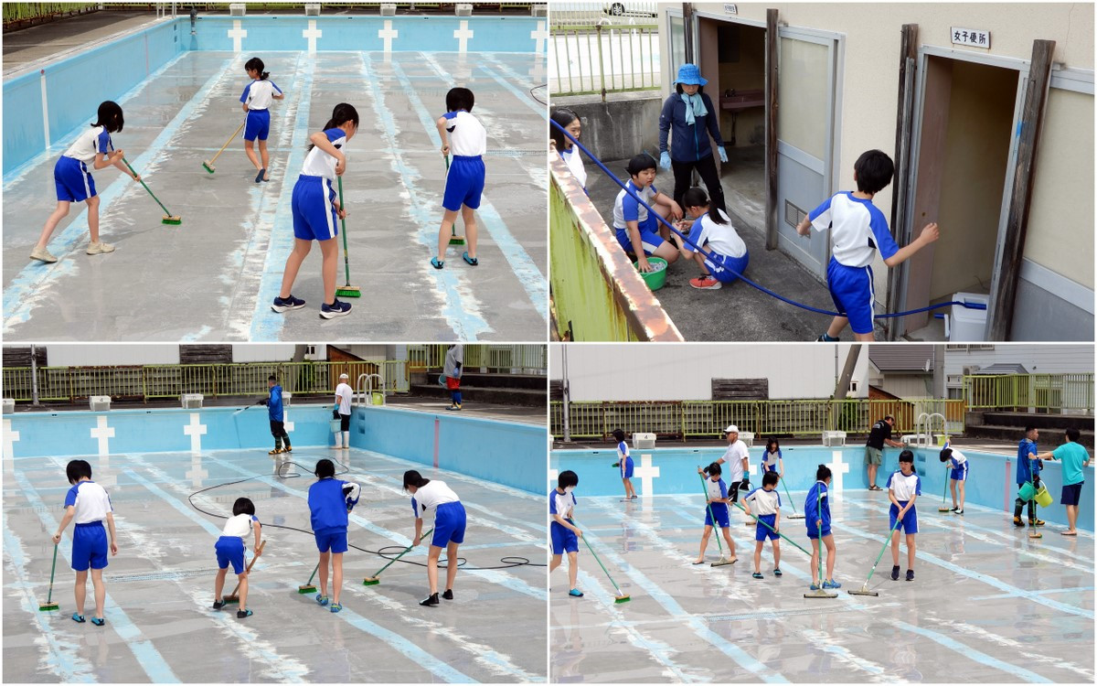プール清掃