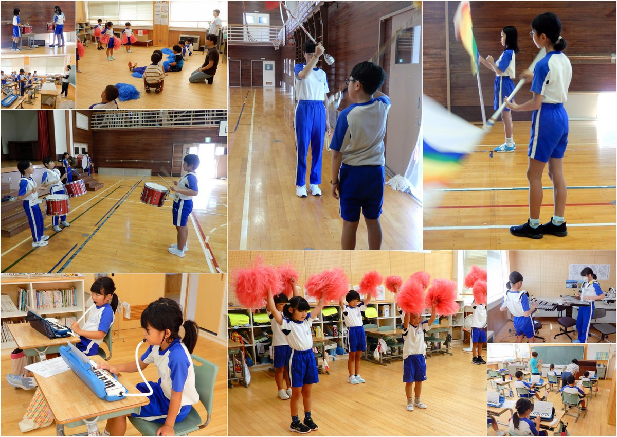 鼓笛パート練習